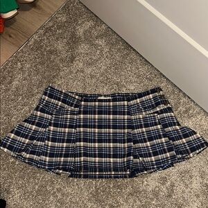 Plaid Mini Skirt